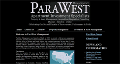 Desktop Screenshot of parawest.com